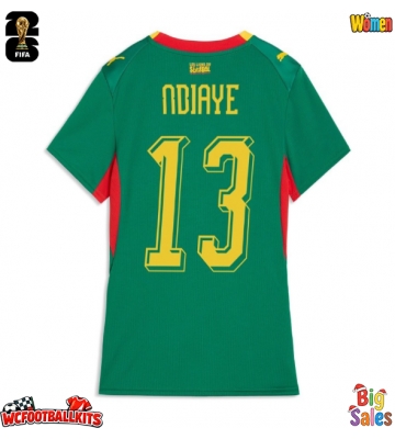 Senegal Iliman Ndiaye #13 Replica Away Stadium Shirt for Women World Cup 2026 Short Sleeve